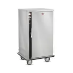 image of FWE P-60-XL 1Sec 1-Door Heated, 55"-60" H, 60 Plates, Elec Heat, Humid Ctrl, Stainless, 3 Shelves