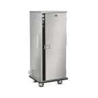 image of FWE P-80 Heated Cabinet – 1-Section, 1-Door, 64-80 Plate Capacity, Humid-Temp Heat, 6" Casters