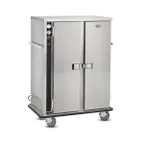 image of FWE PS-1220-30 Heated Holding Cabinet, 2-Door, Solid Doors, 30 Pan Capacity, Stainless Steel, Mobile