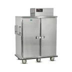 image of FWE RBQ-96 1-Section 2-Door Solid Holding Cabinet, 120 10"x14" Trays, 3 Shelves, 33‑38°F, Stainless