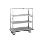 image of FWE UC-417 Stainless Steel Queen Mary Banquet Cart w/ 4 Shelves, 17" Spacing