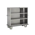 image of FWE UCE-415-62 Stainless Steel Queen Mary Banquet Cart w/ 4 Shelves, 15" Spacing