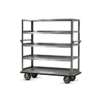 image of FWE UCU-512 Stainless Steel Queen Mary Banquet Cart w/ 5 Shelves, 12" Spacing