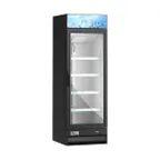 image of Coldline G15-B 25" 1-Section Merchandiser Refrigerator in Black, 14 cu. ft.