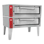 image of Pegasus FS55E-2 52" Electric Firestone Series Pizza Oven by Galaxy Group