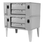 image of Pegasus FS55G-2 55" Gas Pizza Deck Oven by Galaxy Group