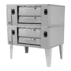 image of Pegasus FS66G-2 67" Gas Pizza Deck Oven by Galaxy Group