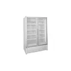 image of Global Refrigeration 52-1992-20-R18 52" 2 Glass Door Freezer Merchandiser, 49.1 cu. ft.