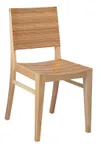 image of G & A 4640-W-VS Indoor Madison Side Chair with Veneer Seat