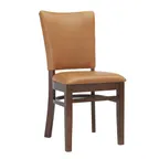 image of G & A 4657PS Indoor Concord Side Chair with Upholstered Padded Back and Padded Seat