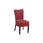 image of G & A 4657PS5 Indoor Concord Side Chair with Upholstered Padded Back, Beechwood Frame