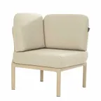 image of G & A 8603 Eden Lounge Corner Seat, Resin Frame, Indoor/Outdoor Use