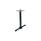 image of G & A B0522 B Series Cast Iron Restaurant Table Base, 22" Spread, Black Powder Coat Finish, Dining Height
