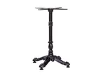 image of G & A BFO2222 BF Series 22x22 Dining Height Table Base, Black Powder Coat, Aluminum