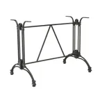 image of G & A CA2436 CA Series Table Base, 24x36, Dining Height, Black Powder Coat, Aluminum