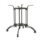 image of G & A CA3232 CA Series 32x32 Dining Height Table Base, Black Powder Coat, Aluminum