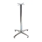 image of G & A CH2323 C Series 23x23 Bar Height Stainless Steel Chrome Finish Table Base