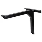image of G & A CL21 CL Series Cantilever Table Base, 21x19.5 Base Spread, Black Powder Coat Steel