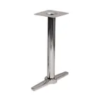 image of G & A CQH0522 CQ Series Table Base, Bar Height, Chrome Finish, 3" Dia. Column, 22" Base Spread