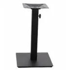 image of G & A GB2424UMB GB Series 24x24 Table Base, Dining Height, Black Powder Coat, Steel, Umbrella Hole