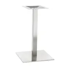 image of G & A GSH2424 GS Series 24x24 Bar Height Stainless Steel Table Base Brushed Finish