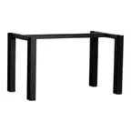 image of G & A LSIH72 I Beam Table Base, Bar Height, 29.5x71.5in, Heavy Duty Steel, Black Powder Coat Finish