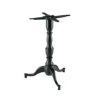 image of G & A SB322 SB Series Cast Iron Table Base, 22x22, Dining Height, Black Powder Coat Finish