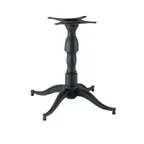 image of G & A SB432 SB Series Cast Iron Table Base, 32x32, Dining Height, Black Powder Coat Finish