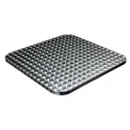 image of G & A TA3636 Square Aluminum Table Top, 36x36, 1 Thick, Four Point Pedestal Base