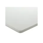 image of G & A TP2424 TP Series Square Table Top, 24" x 24", 1-1/4" Thick, White Vinyl, Padded