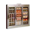 image of MarcRefrig GDL-2-30 66" 2 Glass Door Merchandiser Freezer, Stainless Steel