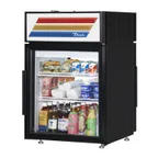 image of True GDM-05PT-HC~FGD01 - 24" Glass Door Merchandiser, 4.9 cu ft, Black, LED, R290, 1/5 HP 115V