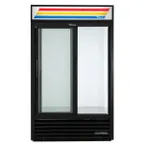 image of True GDM-41SL-HC-LD 47" Slim Line Two Glass Sliding Door Refrigerated Merchandiser