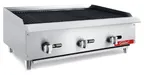 image of General GCRB-36NG 36" Countertop Gas Charbroiler with Manual Controls