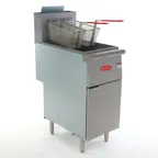image of General GFF4-50LP 15" Floor Model Gas Full Pot Fryer, 50 lbs