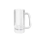 image of GET 00086-PC-CL Beer Mug – 16 Oz (1 Pt) Clear Polycarbonate Stein, 3-1/4" Dia x 6-1/4" H - 1 Dozen
