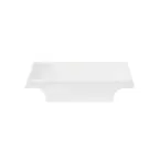 image of GET 025-W Water Lily™ Sauce Dish, 2 Oz., 4" x 2" x 1"H, Break-Resistant, Melamine, White - 1 Dozen