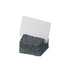 image of GET 1065052 Frilich Accessoire Label Holder, 2-3/4" x 1-1/2" x 3-1/5", Basalt