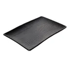 image of GET 15003075001 Cheforward Sustain Tray, 16-3/4"L x 10-3/4"W x 1-3/4"H, Rectangular, Melamine, Black