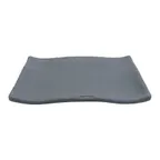 image of GET 15005063005 Cheforward Endure Platter, 8-1/4"L x 5-7/10"W x 1-1/10"H, Melamine, Onyx Gray