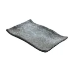 image of GET 15005063007 Cheforward Endure Platter, 8-1/4"L x 5-7/10"W x 1-1/10"H Melamine Pewter Grays