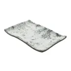 image of GET 15005064006 Cheforward Endure Platter, 11"L x 7-1/2"W x 1-3/10"H, Melamine, Grays