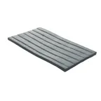 image of GET 15005072005 Cheforward Endure Tray, 10-3/5"L x 6-1/10"W x 1"H, Rectangular, Melamine, Grays