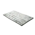 image of GET 15005072006 Cheforward Endure Tray – 10-3/5" L × 6-1/10" W × 1" H, Gray Melamine Pebble BPA-Free