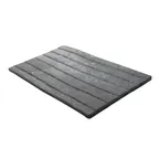 image of GET 15005073007 Cheforward Endure Tray, 13-3/4"L x 8-1/4"W x 1-1/10"H, Rectangular, Melamine, Grays