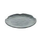 image of GET 15005111005 Endure Plate – 10" Dia. x 1-2/5"H, Round, Weathered Onyx, Melamine, Gray