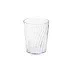 image of GET 2206-1-CL Tahiti™ Juice Tumbler, 6 Oz. Clear, Textured, SAN, 2-5/8" Dia. x 3-1/4"H - 1 Dozen