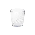 image of GET 2209-1-CL Tahiti™ Rocks Tumbler, 9 Oz. Clear Textured SAN, 3-1/4" Dia. x 3-1/2"H - 1 Dozen