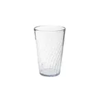 image of GET 2212-1-CL Tahiti™ Beverage Tumbler, 12 Oz Clear Textured SAN, 3-1/4" Dia x 4-7/8" H - 1 Dozen