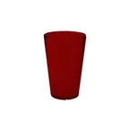 image of GET 2216-1-R Tahiti Red Textured 16oz Beverage Tumbler, 3-7/16" Dia × 5-1/4" H, BPA‑Free SAN, 1 Dozen